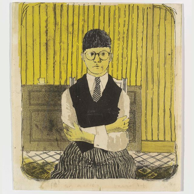 David Hockney — Автопортрет (Шотландский художественный совет 1; Токио 1)