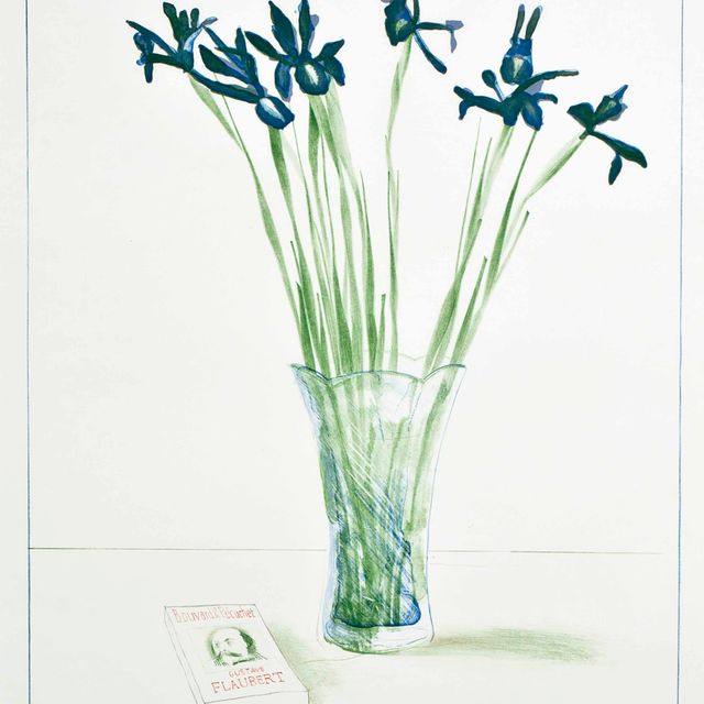 David Hockney — Натюрморт с книгой