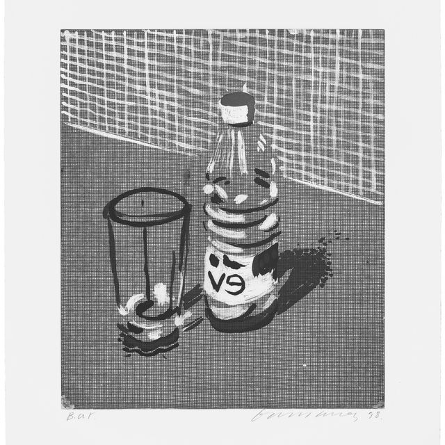 David Hockney — Стекло и бутылка