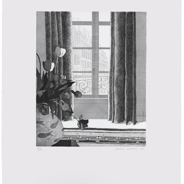 David Hockney — Улица Сены