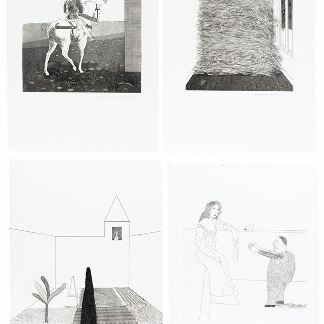 David Hockney — Иллюстрации к шести сказкам Братьев Гримм