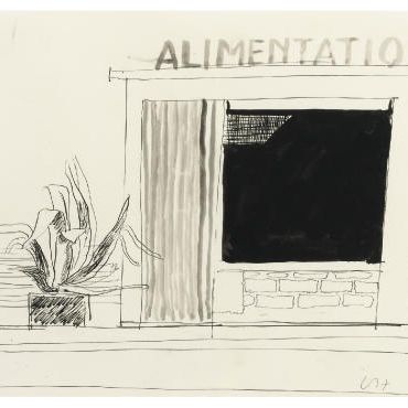 David Hockney — Учеба для французского магазина