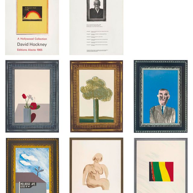 David Hockney — Голливудская коллекция (S.A.C. 41-46; Токио 41-46)