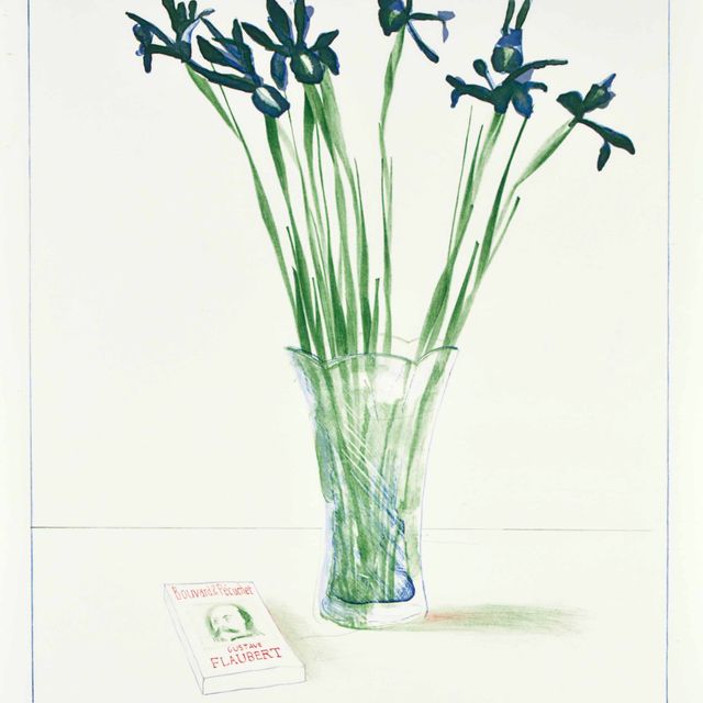 David Hockney — Натюрморт с книгой