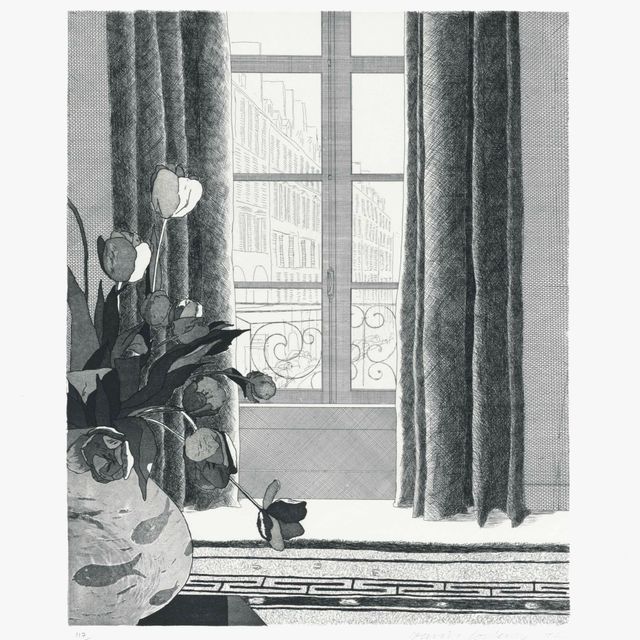 David Hockney — Улица Сены