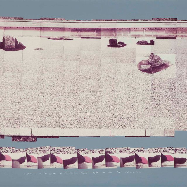 David Hockney — Прогулка по дзен-саду при храме Реандзи, Киото, февраль 1983 #12