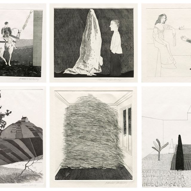 David Hockney — Иллюстрации к шести сказкам Братьев Гримм