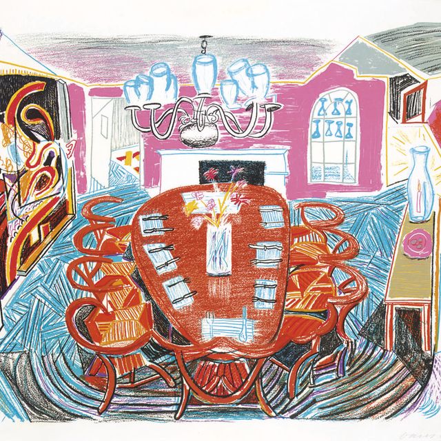 David Hockney — Столовая Тайлера из серии "Движущийся фокус" (Токио, 278; М.К.А.Т., 261)