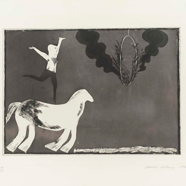 David Hockney — Акробат (S.A.C. 35; Токио, 35)