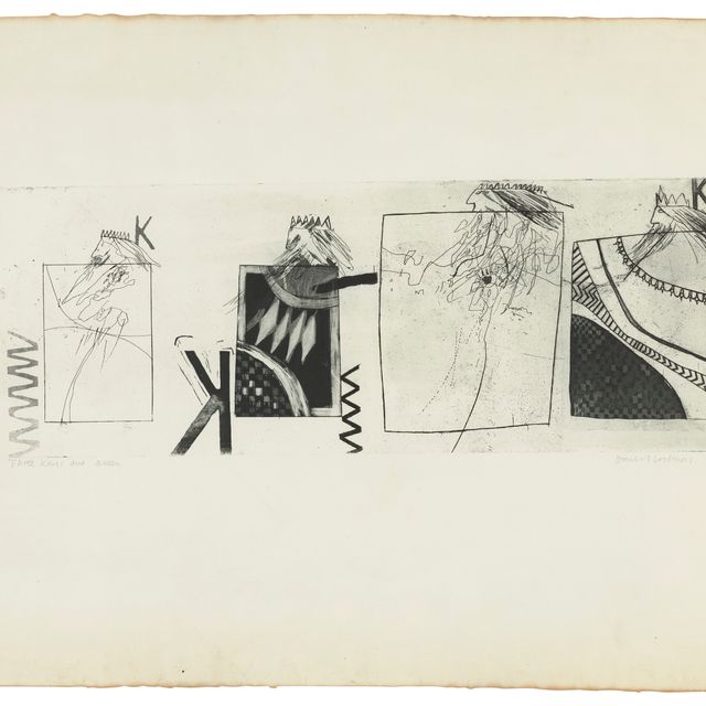 David Hockney — Три короля и королева