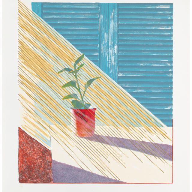David Hockney — Солнце, из серии "Погода"