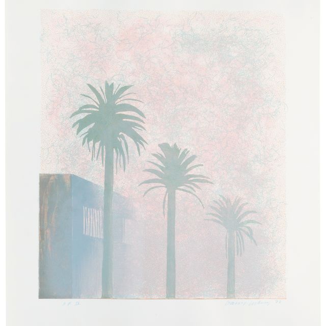 David Hockney — Туман, из серии "Погода"