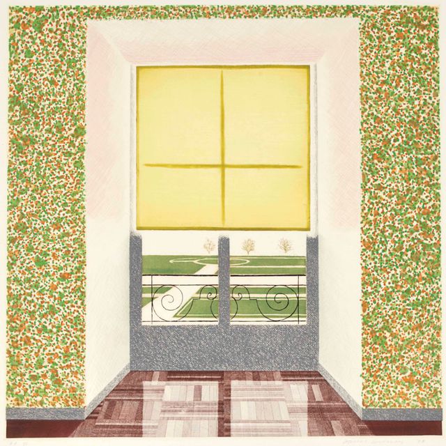 David Hockney — Контражур во французском стиле