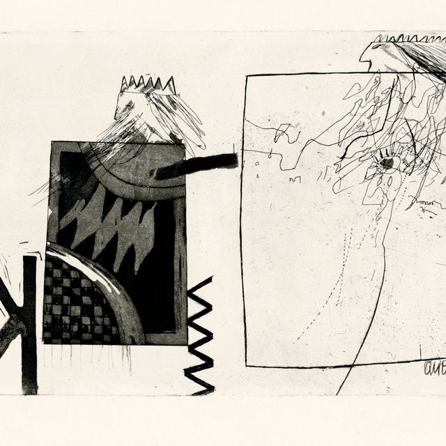 David Hockney — Три короля и королева