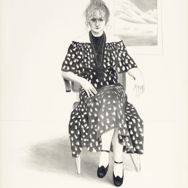 David Hockney — Селия, 8365, Мелроуз авеню, Голливуд (S.A.C., 147; Музей современного искусства, Токио, 138)
