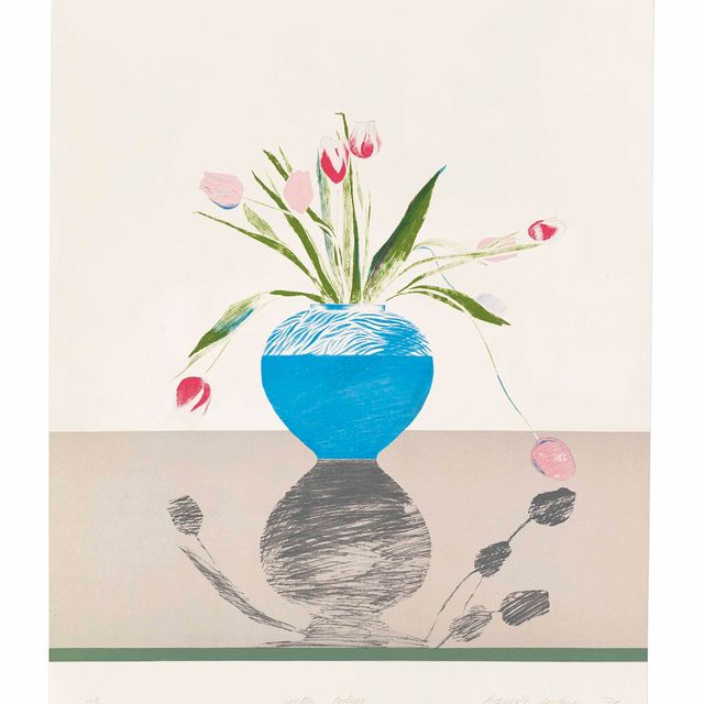 David Hockney — Красивые тюльпаны (S.A.C. 115)