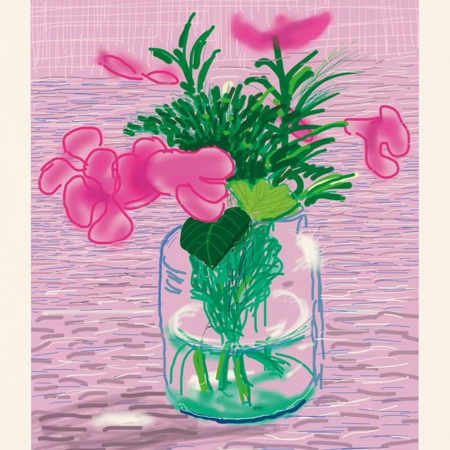 David Hockney — Без названия, № 329, из книги "Большая книга" (художественное издание А)