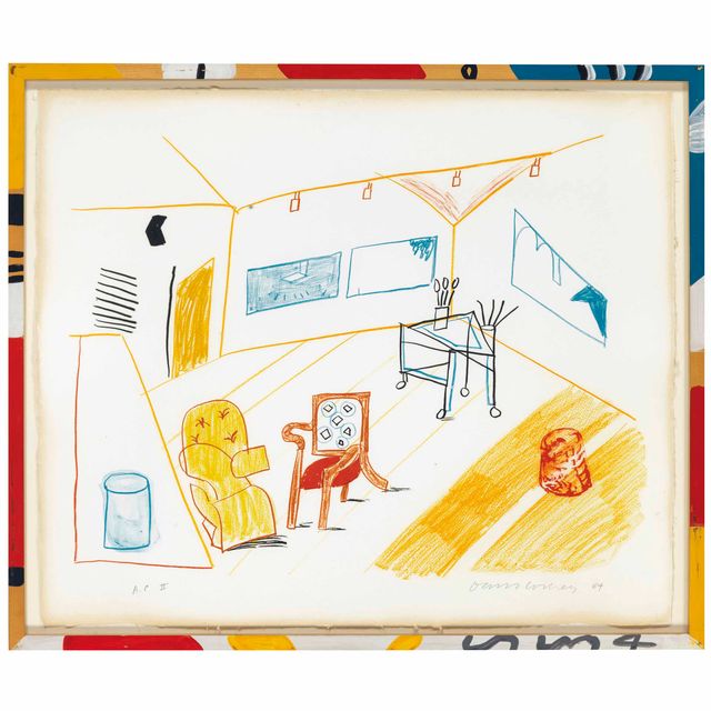 David Hockney — Разговор в студии, начиная с перемещения фокуса