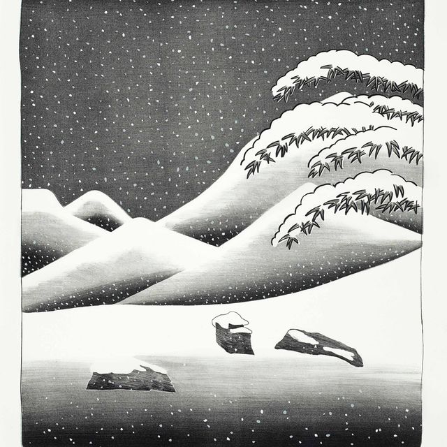 David Hockney — Бесцветный снег