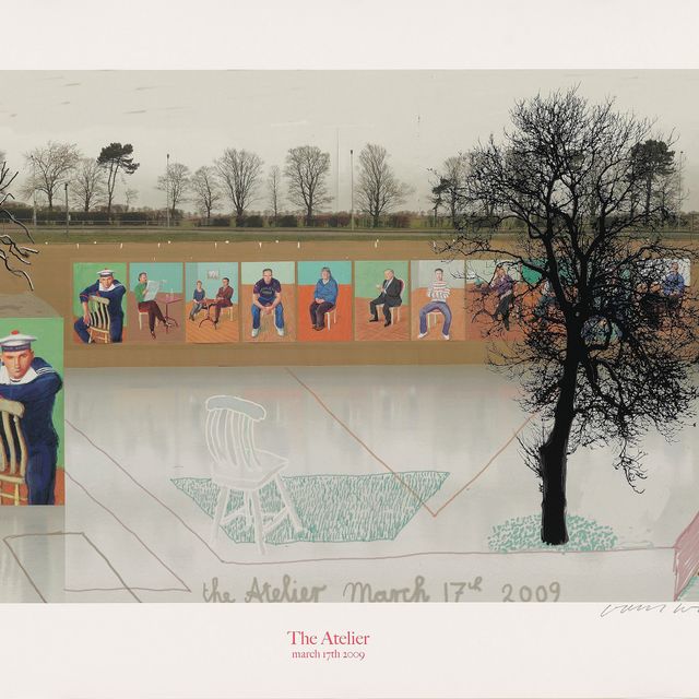 David Hockney — Ателье, 17 марта 2009 года