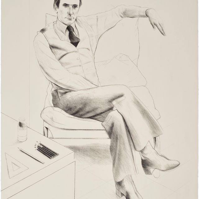 David Hockney — Николас Уайлдер, от друзей