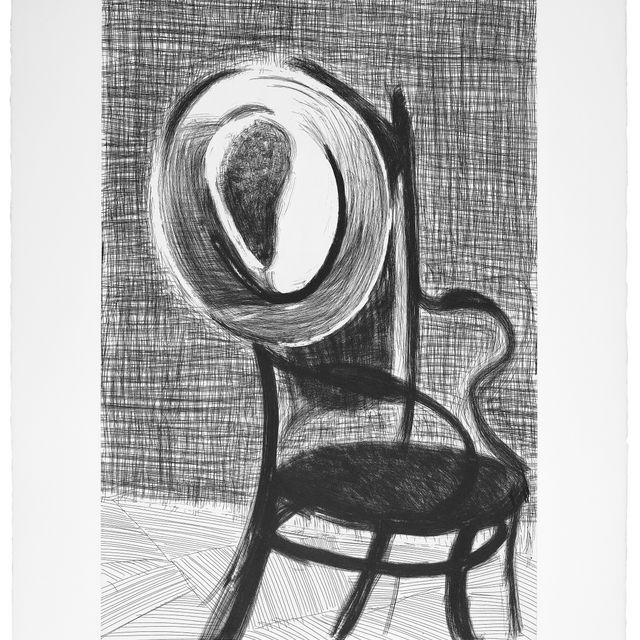 David Hockney — Шляпа на стуле
