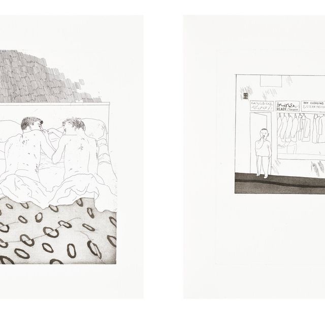 David Hockney — Иллюстрации к четырнадцати стихотворениям К. П. Кавафиса (издание А)