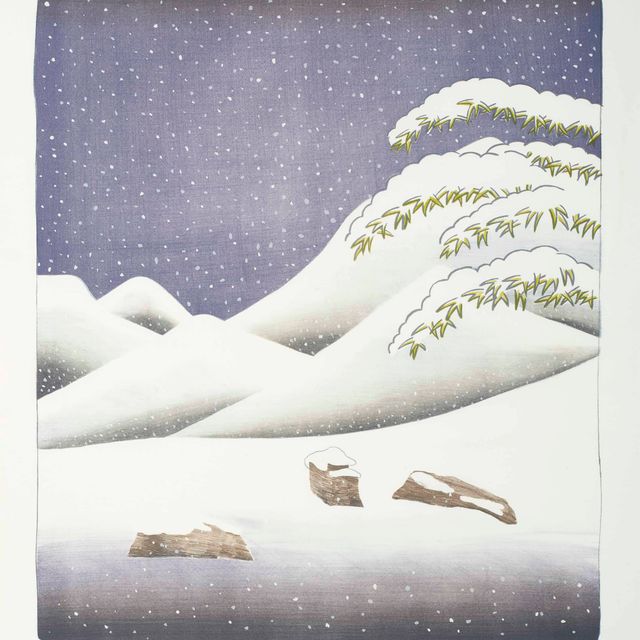 David Hockney — Снег, из серии "Погода" (S.A.C. 140; M.C.A.T. 131; Gemini 445)