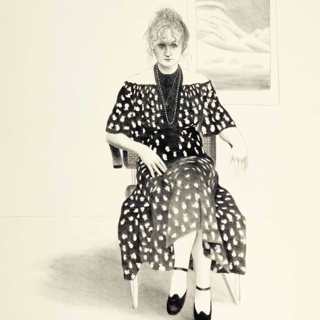 David Hockney — Селия, 8365, Мелроуз-авеню, Голливуд