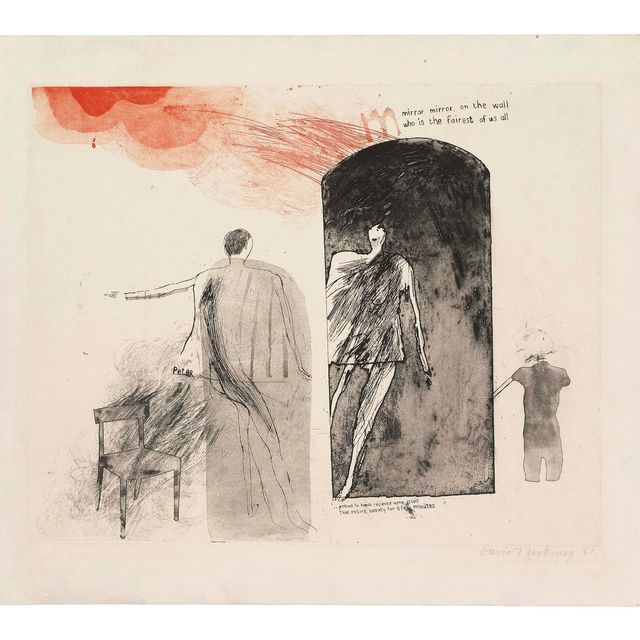 David Hockney — Зеркало, зеркало на стене (S.A.C. 10; Токио 10)