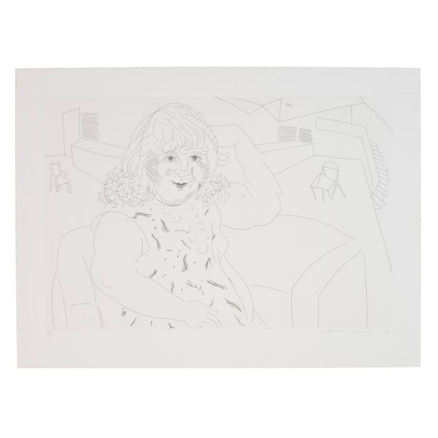 David Hockney — Энн в студии