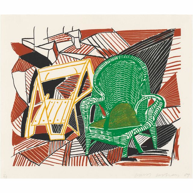 David Hockney — Два студийных стула Pembroke от: Moving Focus
