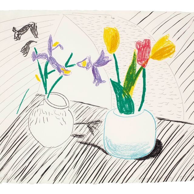 David Hockney — Белый фарфор, от Moving Focus (M.C.A.T. 285; не в T.)