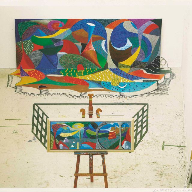 David Hockney — В студии 28 марта 1995 года
