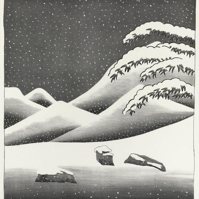 David Hockney — Бесцветный снег (S.A.C. 135)