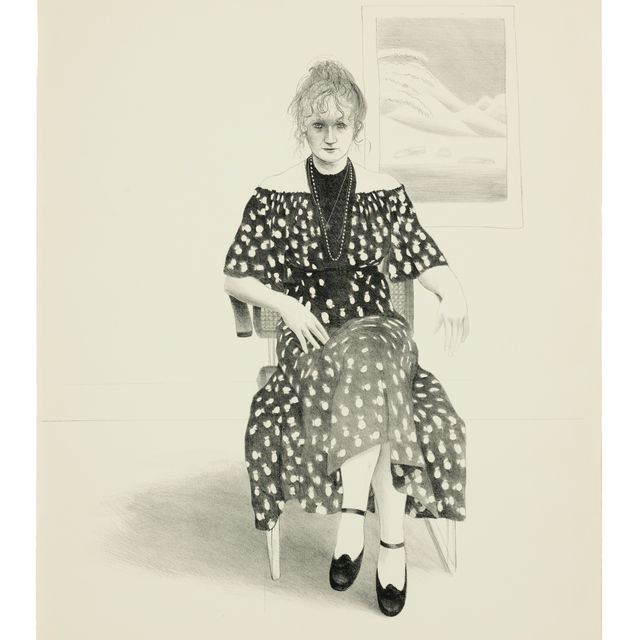 David Hockney — Селия, 8365, Мелроуз-авеню, Голливуд