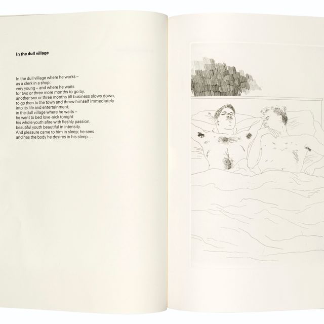 David Hockney — Иллюстрации к четырнадцати стихотворениям К. П. Кавафиса (издание А)