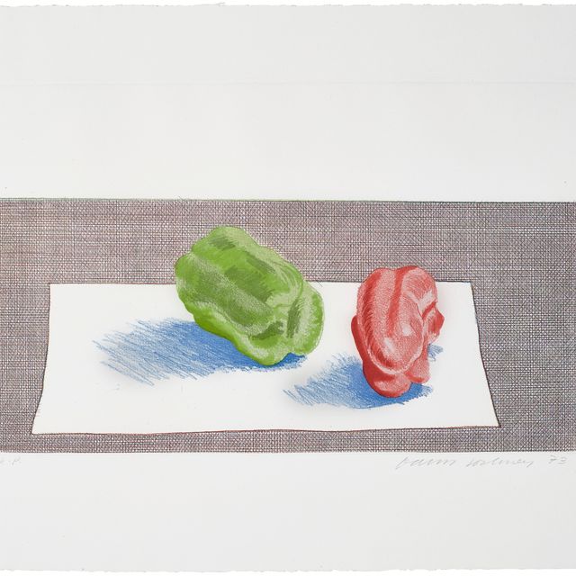 David Hockney — Два перца