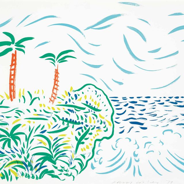 David Hockney — Бора-Бора