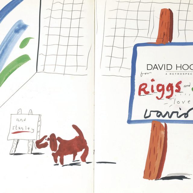 David Hockney — Мольберт, пальма и Стенли