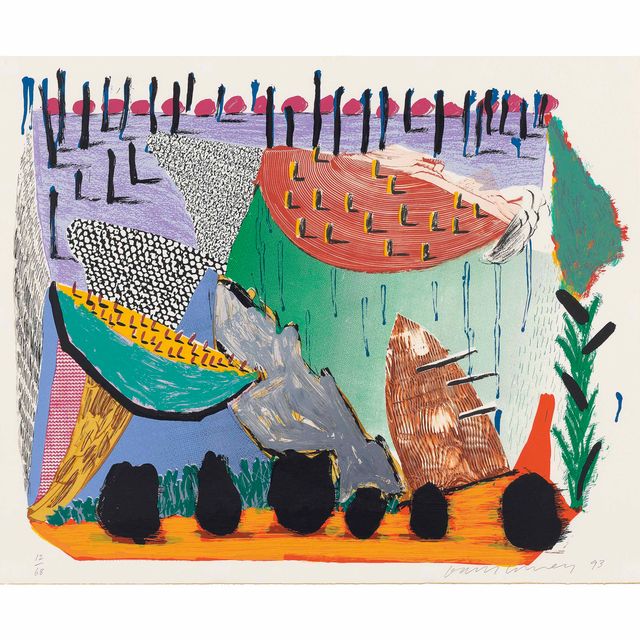 David Hockney — Медленный подъем