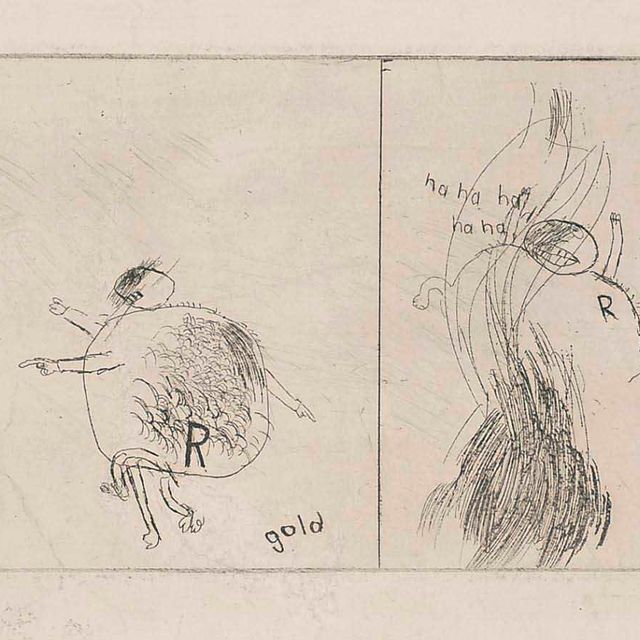 David Hockney — Этюд для Румпельштильцхена (см. S.A.C. 11; Токио 11)