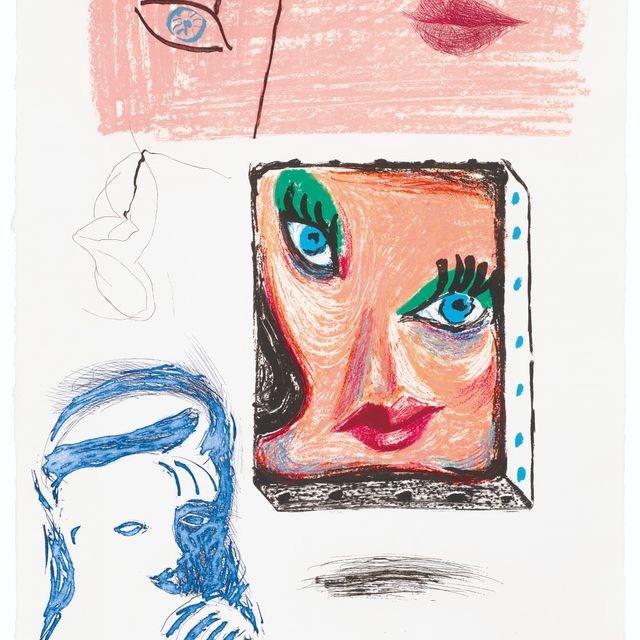 David Hockney — Изображение кабинета Селии, сделанное в режиме движущегося фокуса