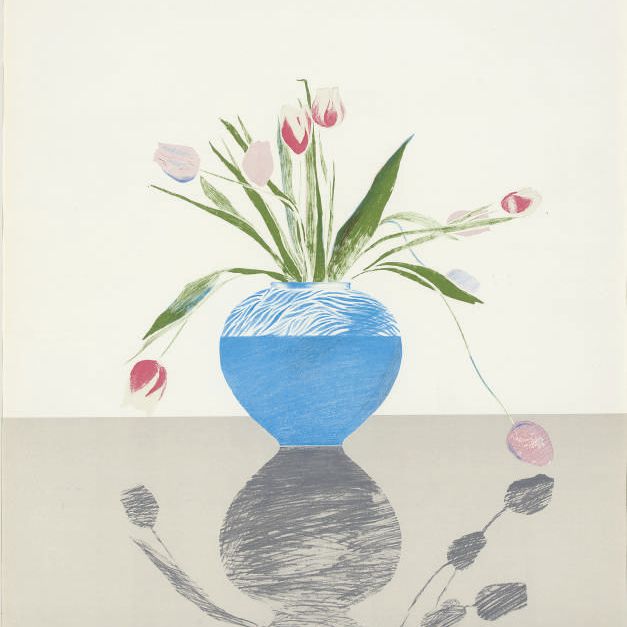 David Hockney — Красивые тюльпаны (Шотландский художественный совет, 115)