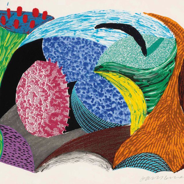 David Hockney — Выхожу в свет, откуда: Несколько новых принтов
