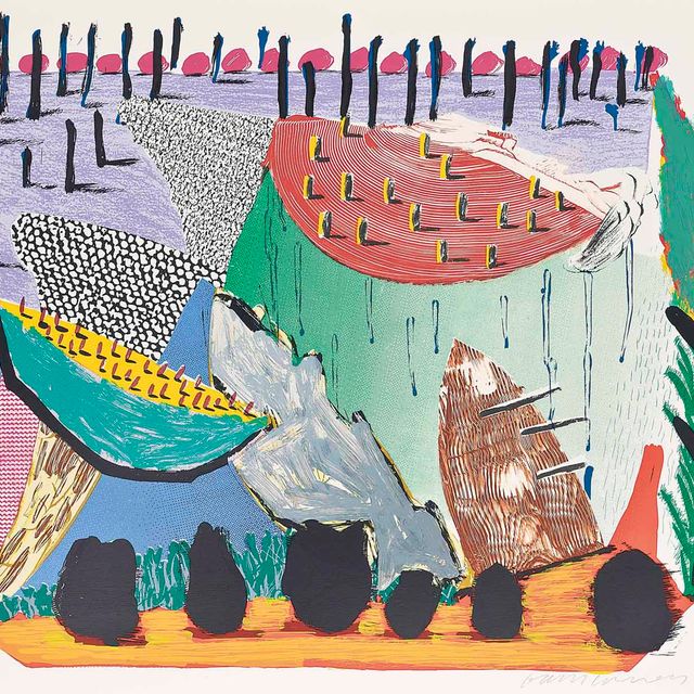 David Hockney — Медленный рост, от: Еще несколько новых принтов