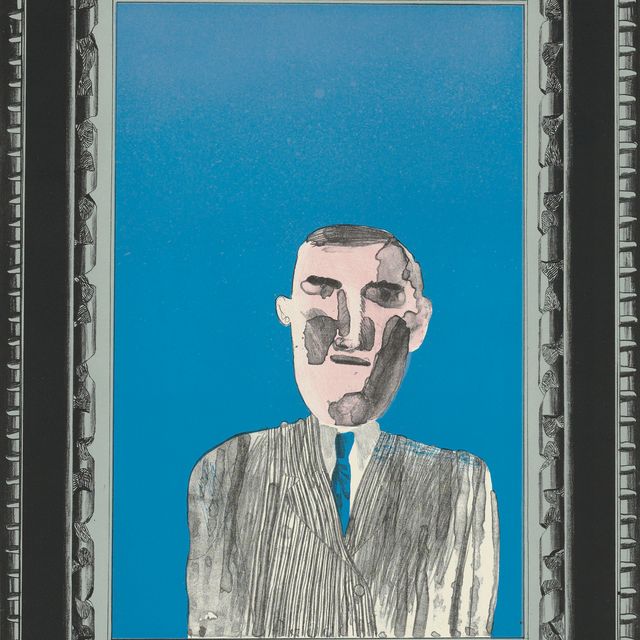 David Hockney — Фотография портрета в серебряной рамке из Голливудской коллекции