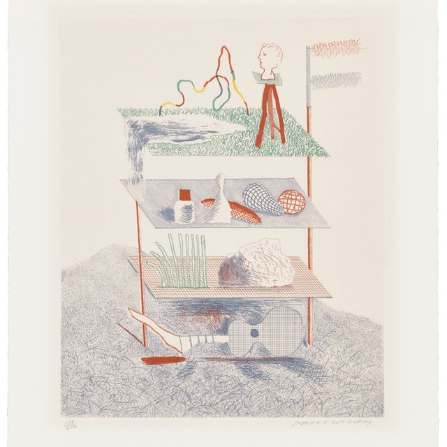 David Hockney — Серенада, от: The Blue Guitar