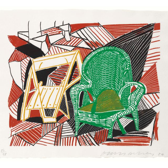 David Hockney — Два студийных стула Pembroke от: Moving Focus (Токио, 276)