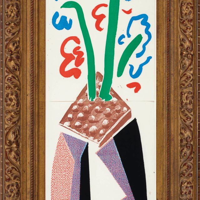 David Hockney — Красные, синие и зеленые цветы (M.C.A.T. 300)